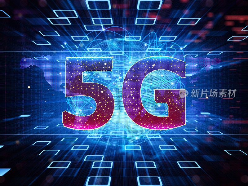 5G wifi技术数字概念